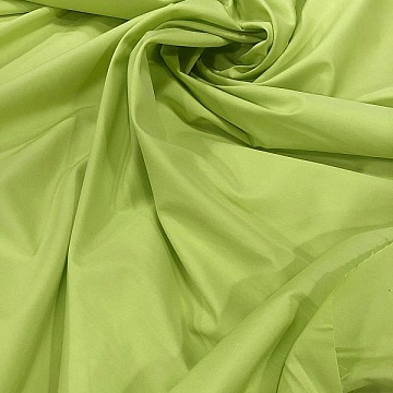 Tela Di Cotone Popeline  Verde Chiaro
