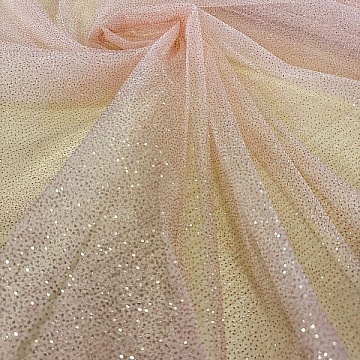 Tulle Strass Rosa Antico