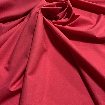 Tela Di Cotone Popeline Rosa Pepe New