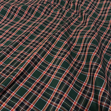 Tovagliato Natale Tinto In Filo Scozzese
