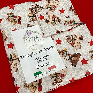 Tovaglia Natalizia 12/14 Posti