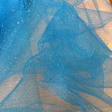 Tulle Strass Turchese
