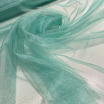 Tulle Strass Verde Acqua