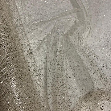 Tulle Strass Panna Oro