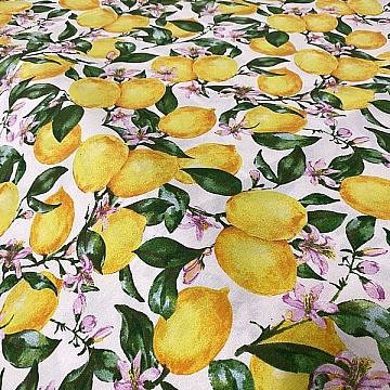 Cotone H.280cm Fantasia Limoni 2023