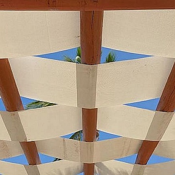 Tela Gazebo 40cm Panna