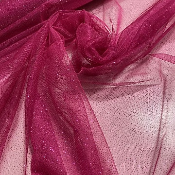 Tulle Strass Fuxia