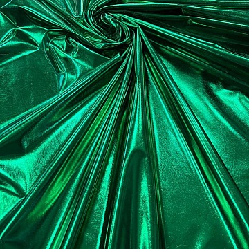 Lycra Spalmata Specchio Verde