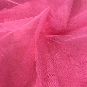 Tulle Rigido Zefiro Rosa Forte
